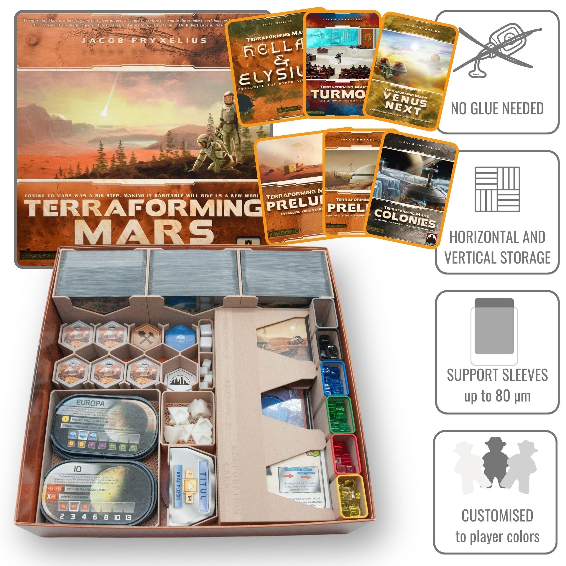 Terraforming cheapest Mars Board Game+Inserts/Tra