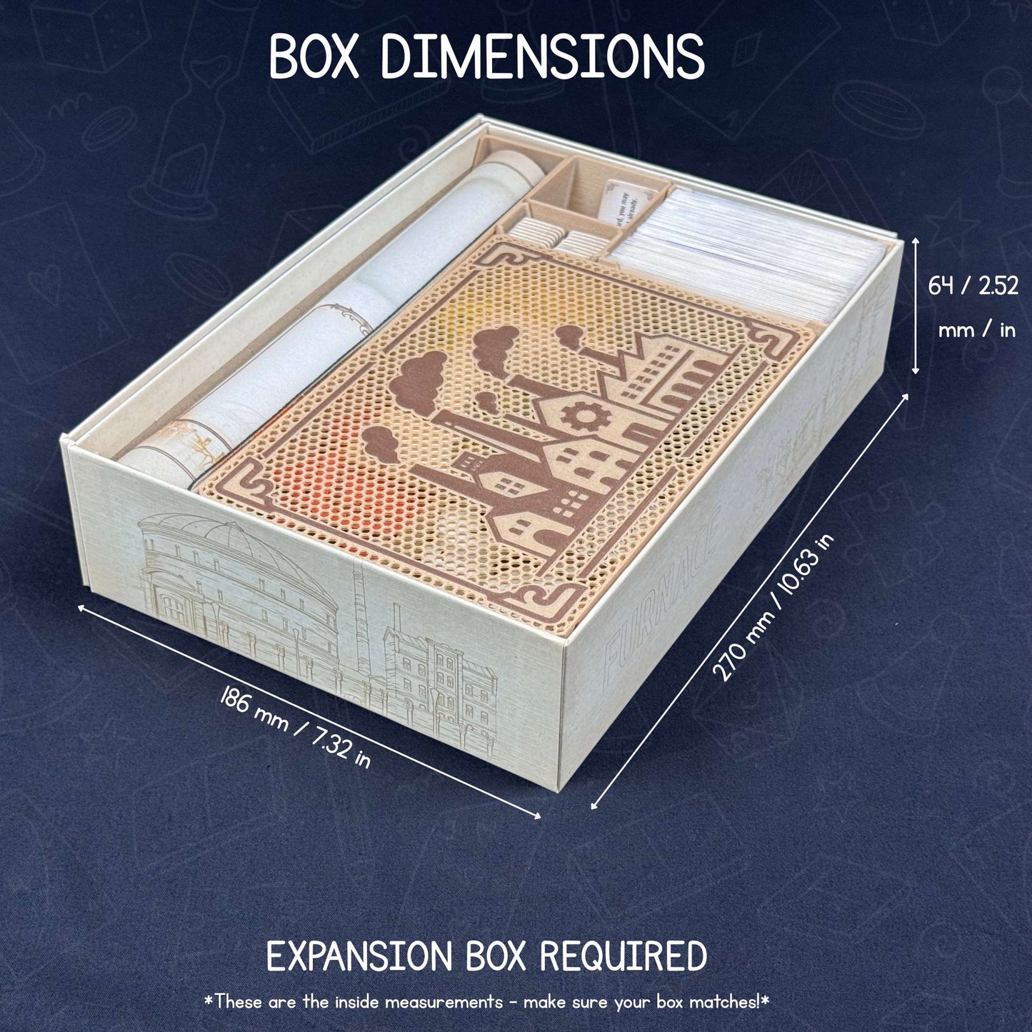 Furnace - board game insert