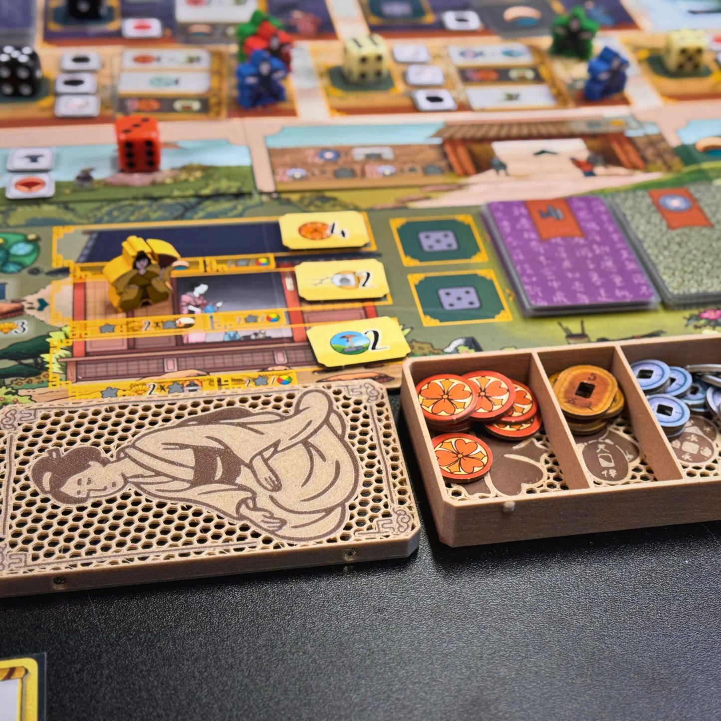 The White Castle - board game insert