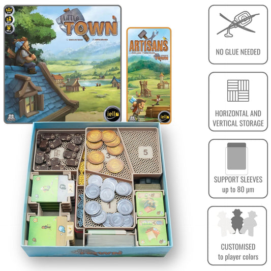 Little Town - board game insert