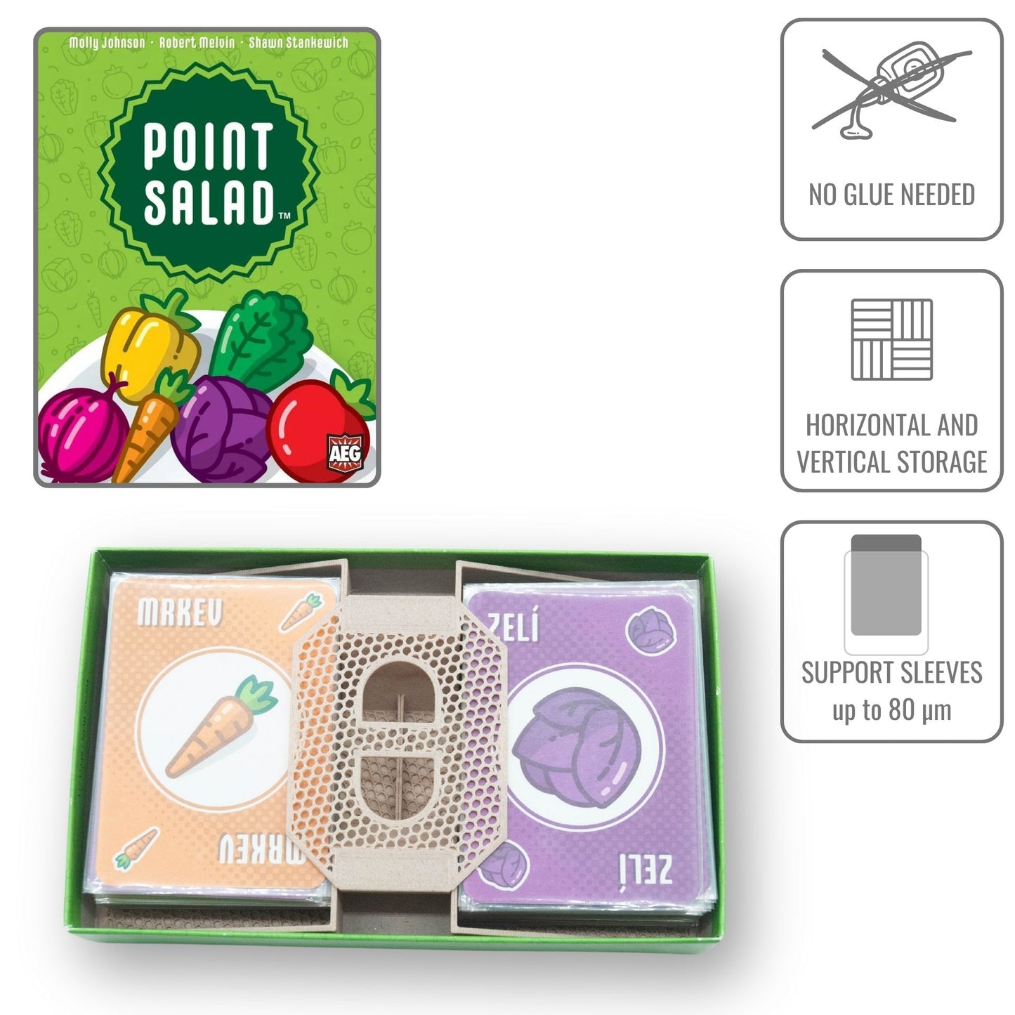 Point Salad - board game insert