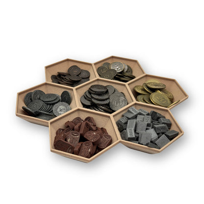 Universal hexa tray - seven-part split