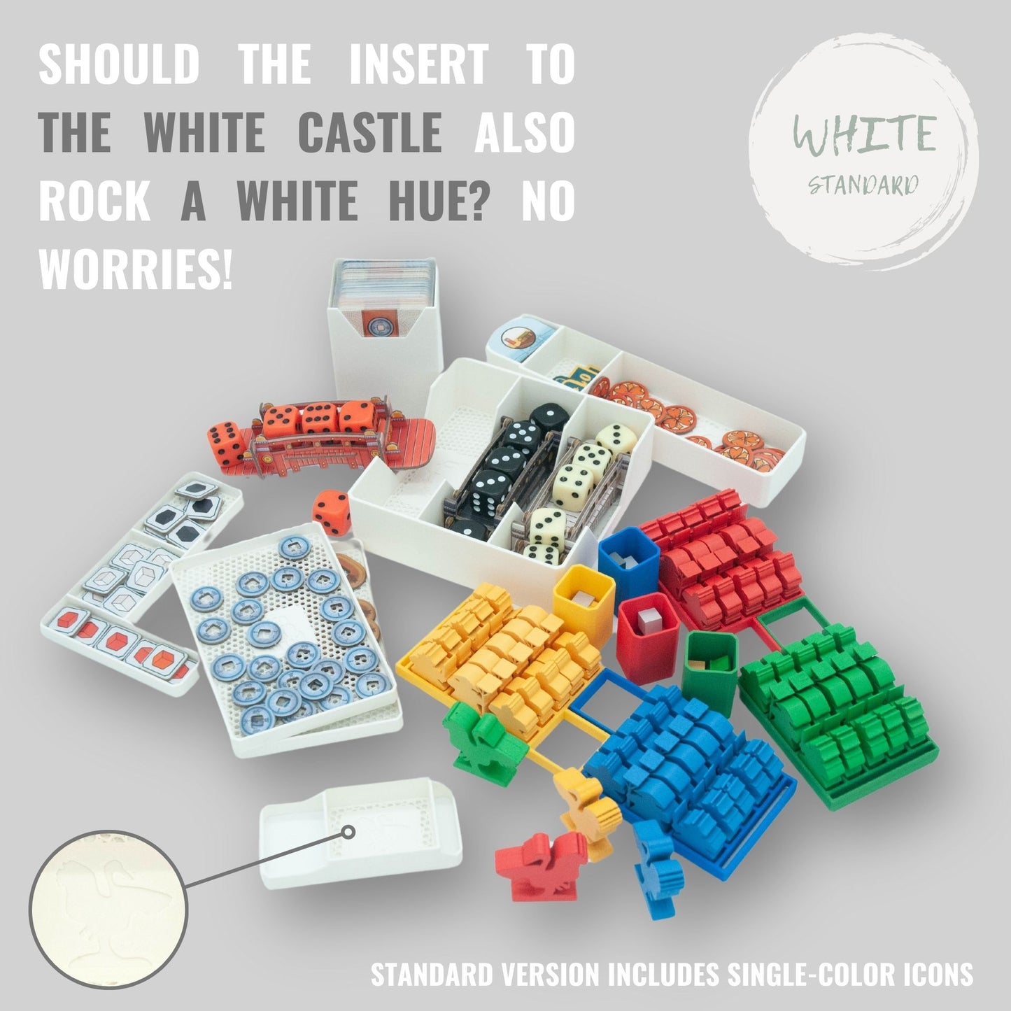 The White Castle - board game insert