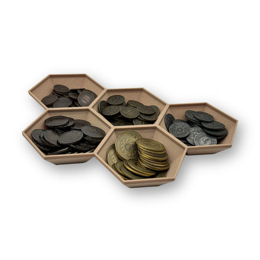 Universal hexa tray - five-part split